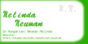 melinda neuman business card